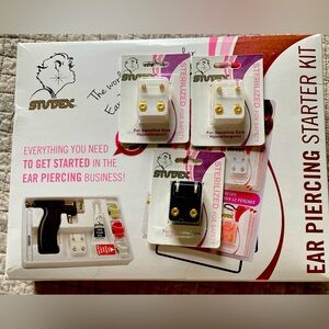 Ear Piercing Starter Kit + earrings